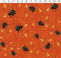 Witchful Thinking Spiders Y1455-37 Dk Orange