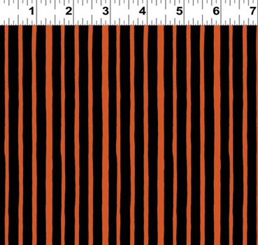 Witchful Thinking Stripe Y1454-37 Dk Orange