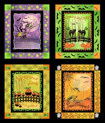 Witchy Poo Panel 1105  (Panel 36" x 44")