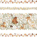 Woodland Friends Stripe ST-DNS3322WHITE