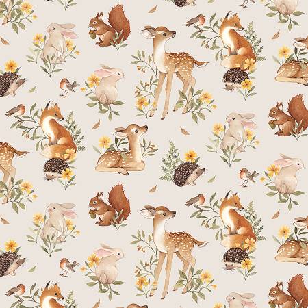 Woodland Friends Taupe Fawn'D Of You ST-DNS3312TAUPE