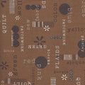 Word Play Patchwords Brown 02781 77B