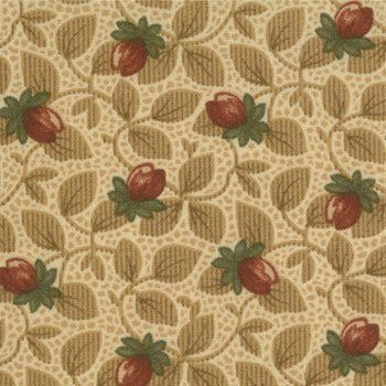 Wrapped in Paisley Tossed Buds Tan 9291 11