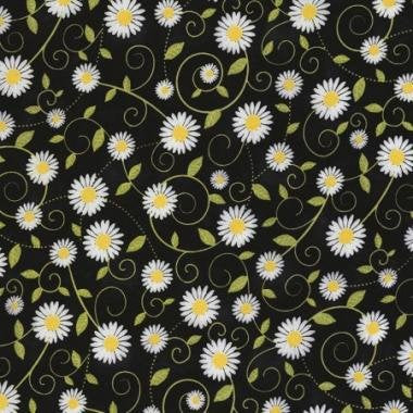 You are my Sunshine Daisies Gail C5498 Blk