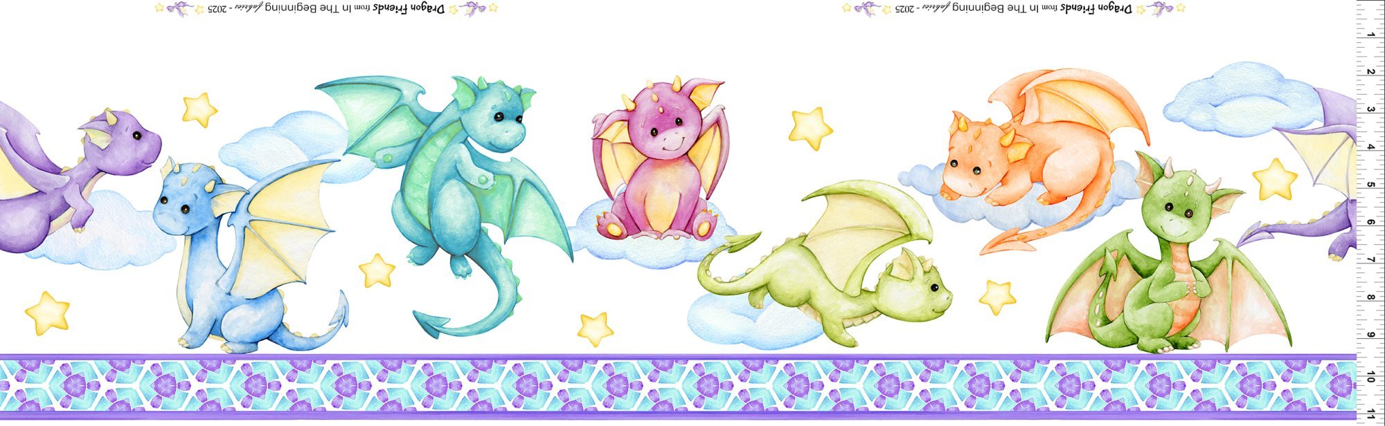 Dragon Friends 3DF-1 Border Stripe