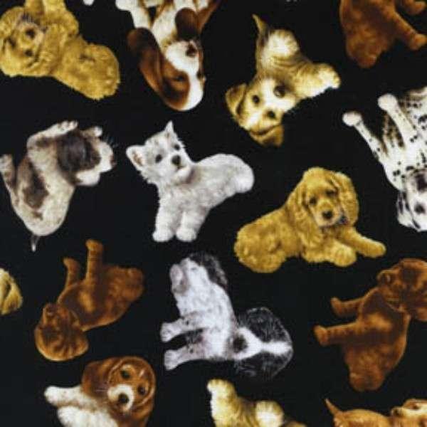 Black Puppies All Over C9932-BLK