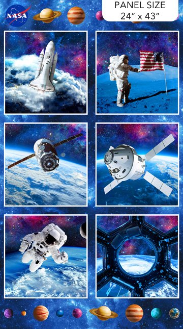 Space Odyssey Block Panel DP28432-48 24" x 43