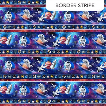 Space Odyssey Border Stripe DP28433-48