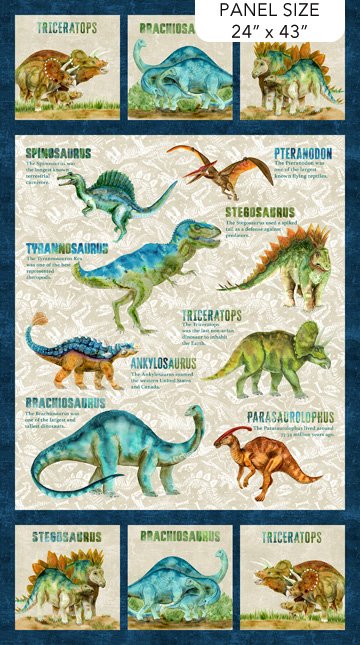 Dino Roar Panel DP28460-12 24" x 43