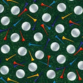 Par for the Course Green Golf Balls and Tees C8030 Green