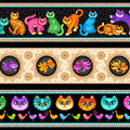 A Tail of two Kitties Border Stripe 24722 J