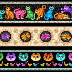A Tail of two Kitties Border Stripe 24722 J