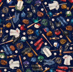 AMERICA'S PASTIME - BASEBALL MOTIFS TOSS 28352-N