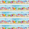 Beach Vista Border Stripe Blue 6511E-BLUE