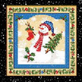 Frosty Friends 15 Blocks 7"x7" 358912 Black