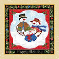 Frosty Friends 15 Blocks ~7"x7" 3589 7 Ivory