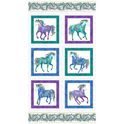 Horsen Around Panel BEN6850M-09 White Metallic