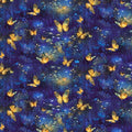 Lumiere Fairy floral Royal Butterflies CD4359-ROYAL