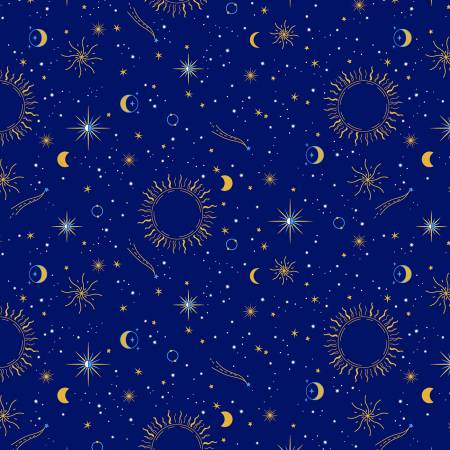 Orbit Moon & Stars w/Metallic 52727-2 Royal Blue