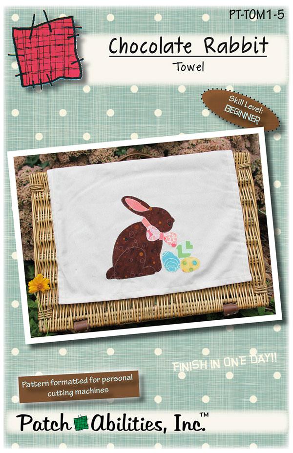 PATTERN Chocolate Rabbit for Towel PA TOM1 5 Patch Abilities#1
