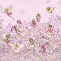 Pink Petal Flower Fairies Border