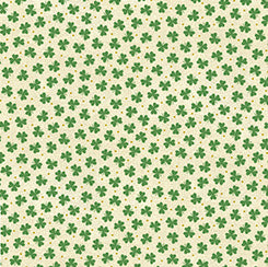 St. Pats and Cats Shamrocks 30018-E Cream