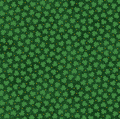 St. Pats and Cats  Shamrocks 30020-F Green