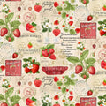 Strawberries Market Chart CD3400-BEIGE