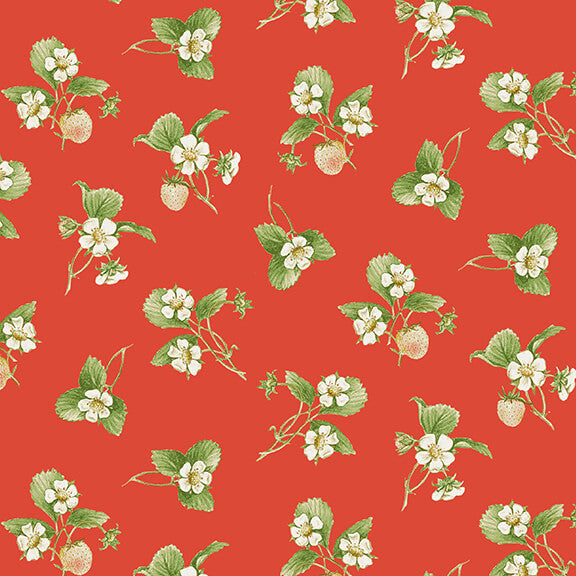 Strawberry Garden 503-86 Red