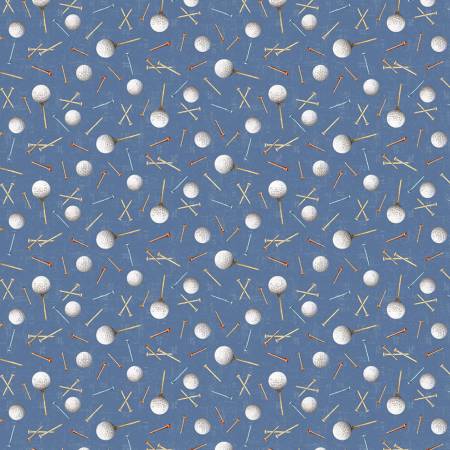 Tee Time Digital Golf Balls + Tees Y4785-88 Denim