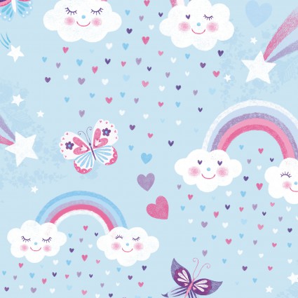 Unicorn Kisses Clouds and Butterflies 4054-11