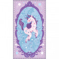 Unicorn Kisses Panel 24" 4050P-55 Light Blue