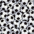 White Packed Soccer Balls C4820-WHT
